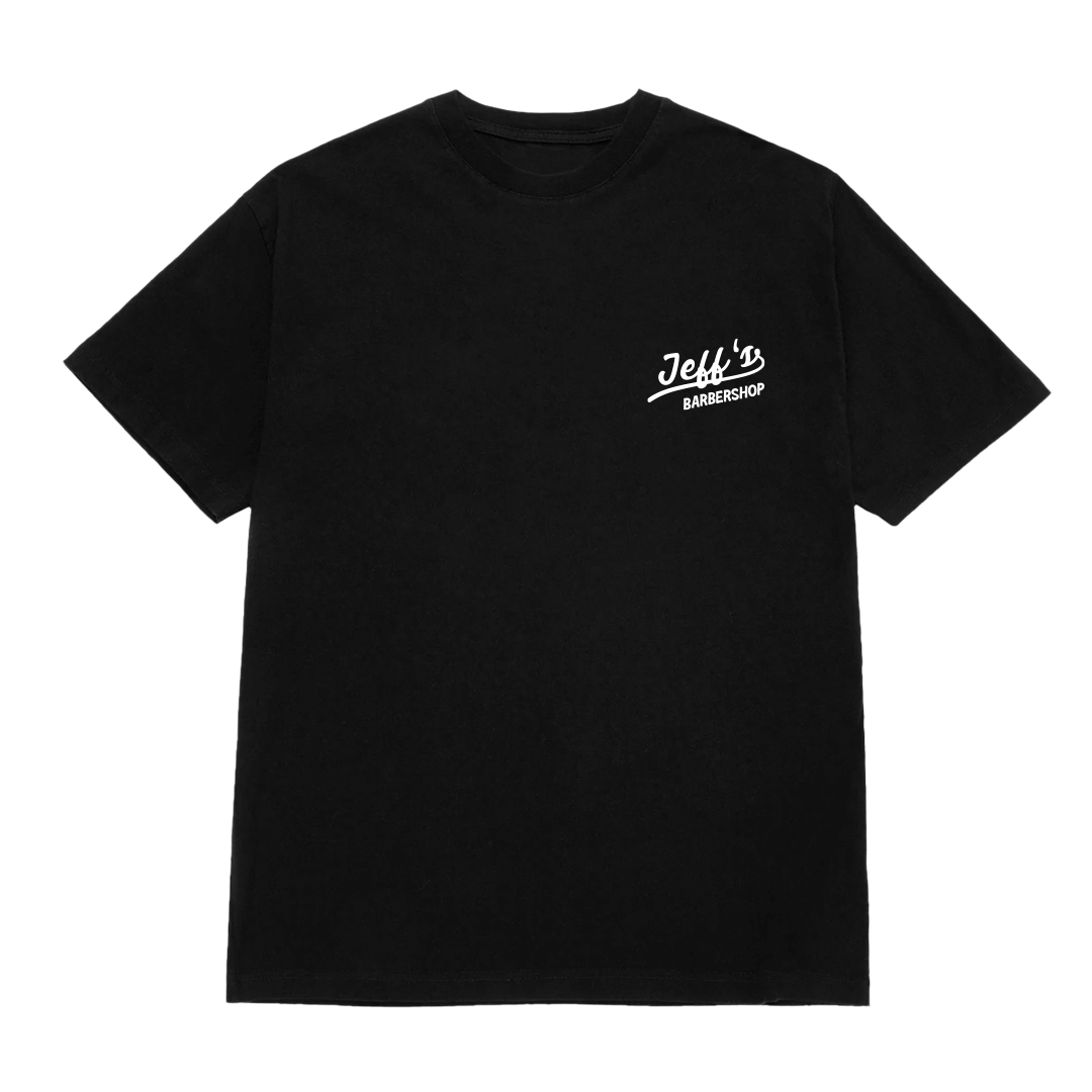 jeff's barbershop t shirt